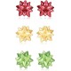 3 Pairs Christmas Earrings For Women Xmas Jewelry Bow Stud Earrings Green Red Gold Holiday Christmas Bow Earrings Set Christmas Gifts